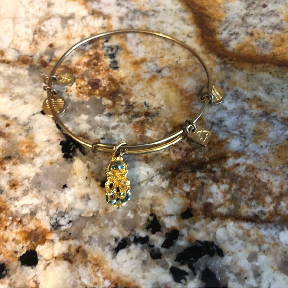 Alex and Ani gold octopus bangle bracelet - Picture 2 of 3